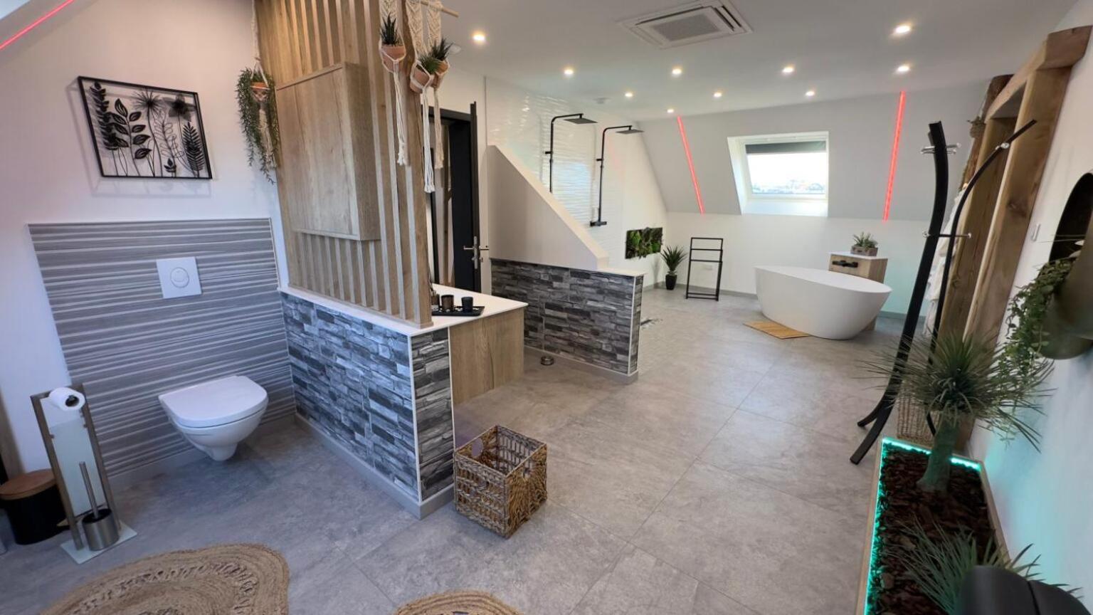 Maison Gite Chez Nounou Sauna Jacuzzi Jardin Arbore Etting Eksteriør billede