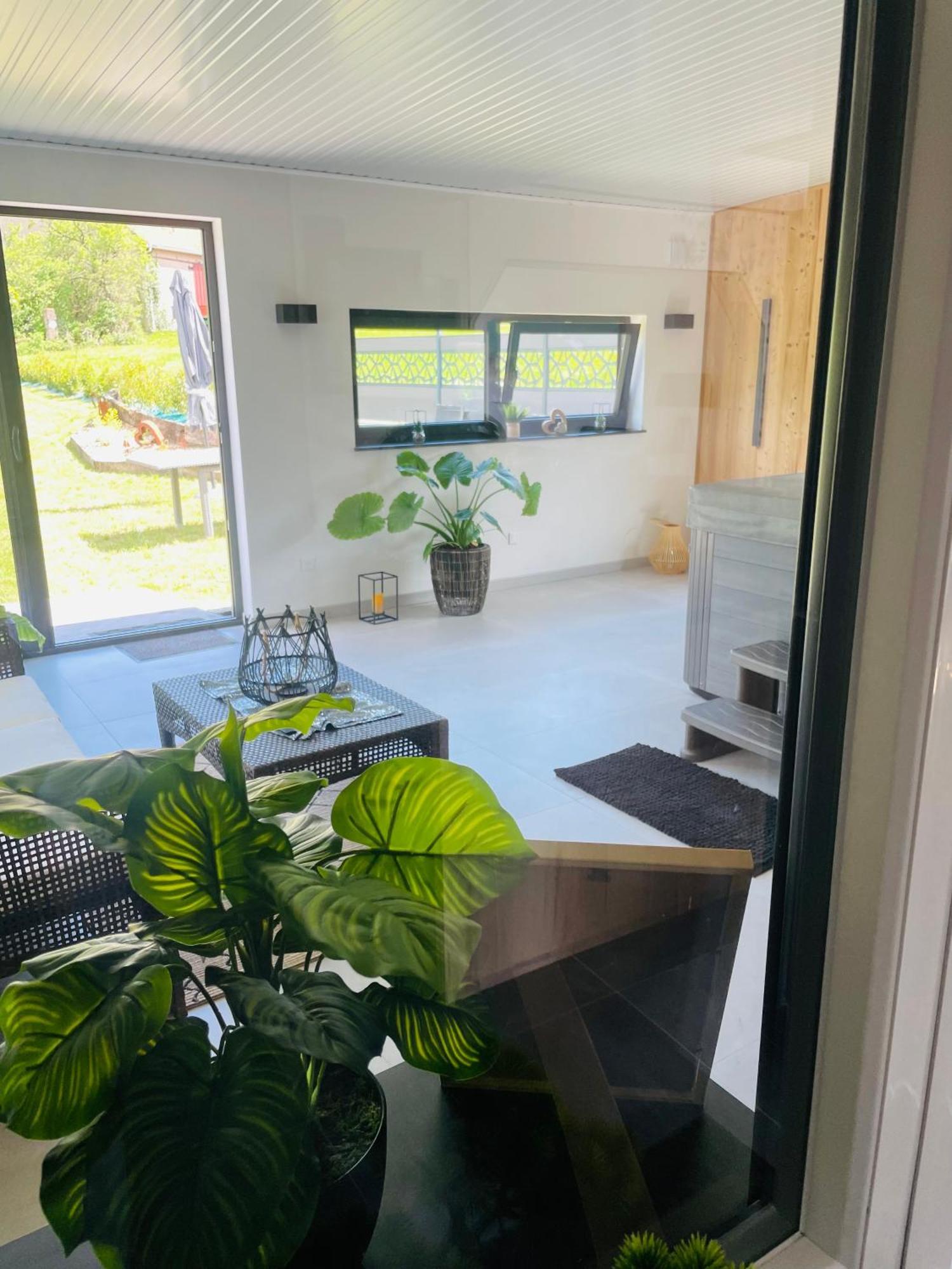 Maison Gite Chez Nounou Sauna Jacuzzi Jardin Arbore Etting Eksteriør billede